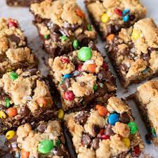 monster cookie bars cookies for days