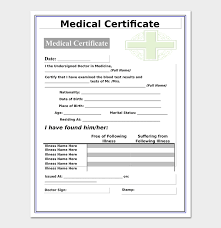 Medical Certificate From Doctor Template 17 Free Samples Formats