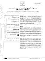PDF) Representations about sexuality of people diagnosed late with HIV  infection