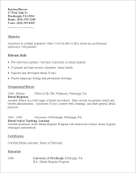 Sample Dental Hygiene Cover Letter And Resumes Resume Example