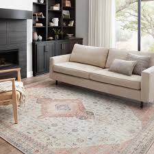 home decorators collection leesa ivory rust 7 ft 6 in x 9 ft 6 in vine boho printed area rug ivory rust