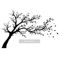 Wall Decal Tree Silhouettes Pixers Uk