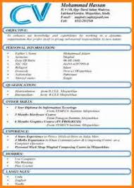 Sample Resume Overseas Education Counselor   Sample Cv Format Nigeria Awais CV