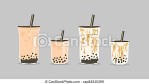 1500 x 1300 png 496 кб. Set Of Famous Taiwanese Beverage Take Away Glass Of Brown Sugar Bubble Tea And Pearls Milk Tea In Two Sizes Small Medium Canstock