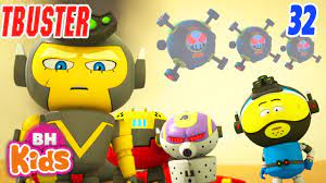 Robot Tbuster English Ep 32 - Phim Hoạt Hình Tiếng Anh Có Phụ Đề Tiếng Việt  | Cartoons for Children - Tuyển tập nhạc thiếu nhi hay. - #1 Xem lời bài hát