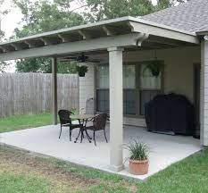Backyard Porch Covered Patio Design