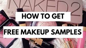 how to get free makeup sles by just
