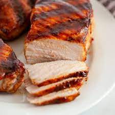 thick cut grilled bbq pork chops