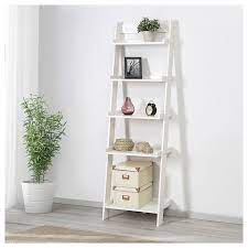 White Ikea Ladder Shelf Decor