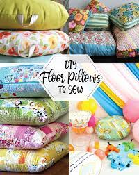 diy floor pillows to sew