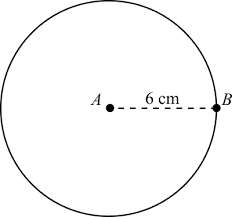 Diagram Has A Radius Of 6 Cm In Length