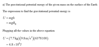 Calculate The Gravitational Potential