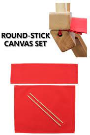 Round Stick Director S Chair Cover Set