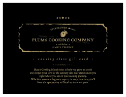 cooking cl gift cards plum s