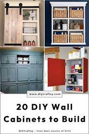 20 Diy Wall Cabinet Plans To