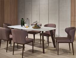 Carrara Quartz Top Dining Table With