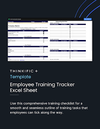 how to track employee training excel