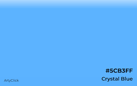 Crystal Blue Color Arty