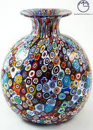 murano glass vase venetian glass