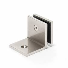 Bracket Square Glass To Wall 90 Degree