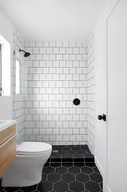 white tiles with black grout ideas