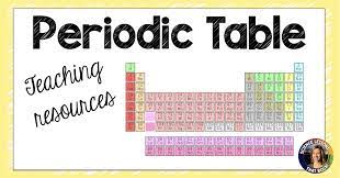 periodic table science lessons that rock