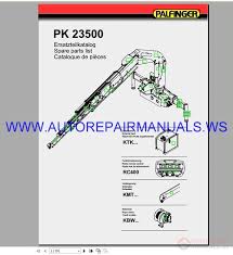 Palfinger Pk 23500 Loader Crane Spare Parts Catalog Auto