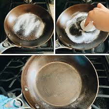 carbon steel pan care how to clean