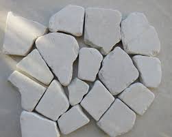Crazy paving stone is an ideal solution for paving and wall cladding. Botticino Marble Crazy Paving