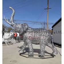 Elephant Stainless Steel Sculpture