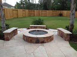 Outdoor Fire Pit Or Fireplace In Houston Tx