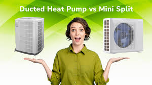 ducted heat pump vs mini split which