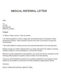 referral letter sles 110 in pdf