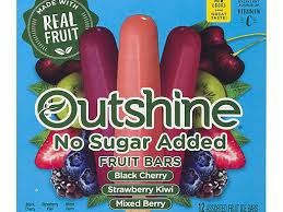 outshine fruit bars orted nutrition