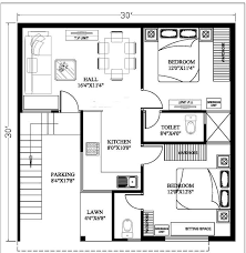 Bedroom House Plan In 900 Sq Ft