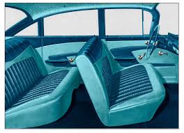 Dark Turquoise Impala Style Upholstery