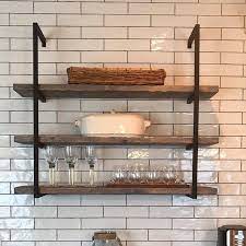 Hugo 1 Bracket Wall Mounted Iron Shelf