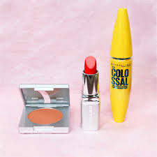 orangey red cheek cheek lip eye kit