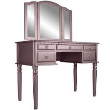 rose gold armoire vanity set