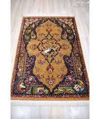 hand made rug shekargah design qom iran