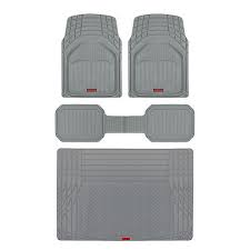 rubber car mats cargo trunk mat gray