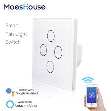 Ceiling fan speed control wall switch suppliers that require a large variety of products at attractive prices. Wifi Smart Ceiling Fan Light Wall Switch Smart Life Tuya App Remote Various Speed Control Compatible With Alexa And Google Home Switches Aliexpress