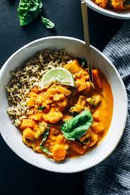 one pot vegetable thai red curry