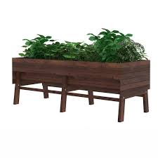 31 In W Large Wooden Raised Garden Bed