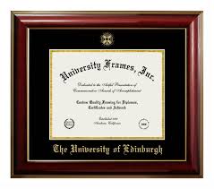 university of edinburgh diploma frame