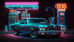 wallpaper ai art muscle cars