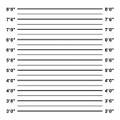 Mugshot Height Chart Posters Page 1 Printmeposter Com
