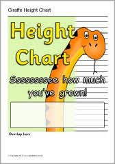 Height Chart Space Theme Height Chart Chart Space