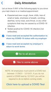 uploading covid 19 test results to