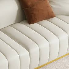 89 Modern Faux Leather Upholstered 3